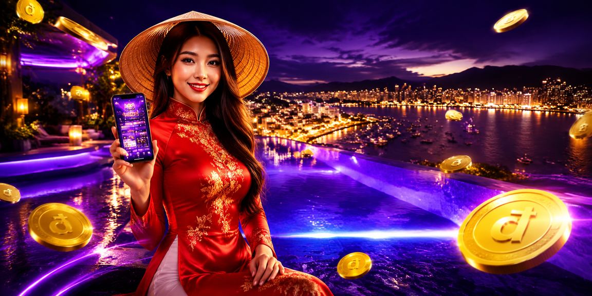 Giao diện ứng dụng casino 741 tại Nha Trang với áo dài truyền thống