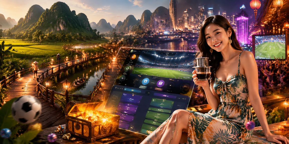 Người dùng tại Ninh Bình vừa uống cà phê vừa xem thông tin cá cược trực tuyến